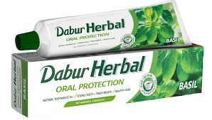 Dabur Herbal Oral Protection Toothpaste 140g Tube - Natural Herbal Formula for Cavity Prevention & Gum Care