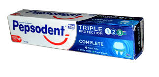 Pepsodent Triple Action Toothpaste 140g Tube - Fluoride Cavity Protection, Fresh Breath & Gentle Whitening