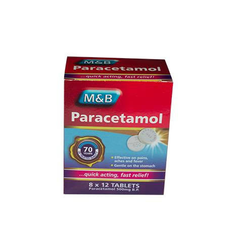 M&B Paracetamol Powder 500g Pack - Fast-Acting Soluble Pain & Fever Relief Sachets