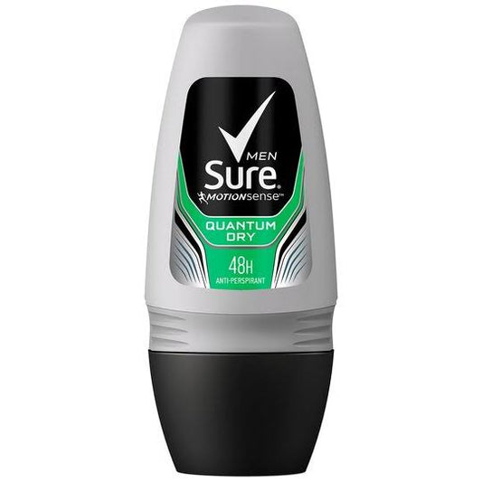 Sure Motion Sense Quantum Dry Antiperspirant 50ml Roll-On – 48-72hr Motion-Activated Protection & Freshness